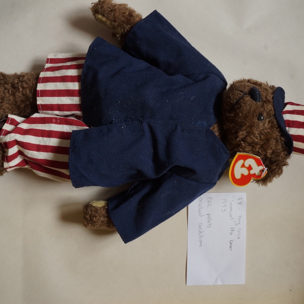 TY - beanie baby - Samuel the bear (1993)